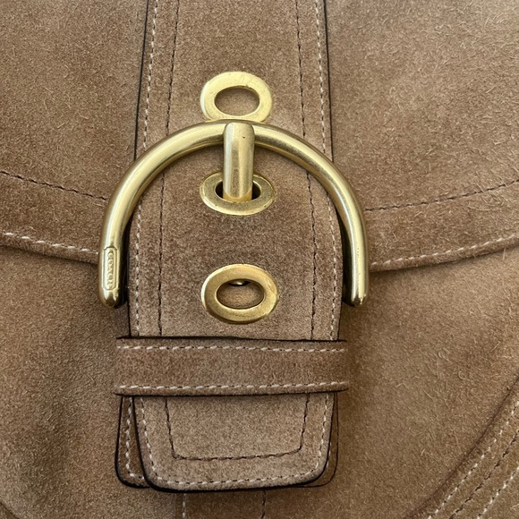 Vintage Coach Soho Suede Bag - Picture 7 of 14